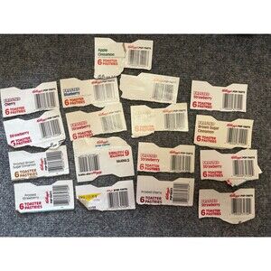 Lot of Kelloggs Pop tarts proof Of Purchase Points UPC Labels 1990s VTG Packages